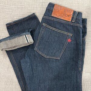 Naked & Famous Denim - Super Guy - "Tennen Ai" Natural Indigo Slub Selvedge